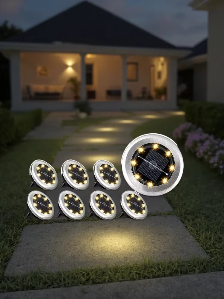 Smart Garden Solar Lights - Lot de 8 mini-lampes solaires à