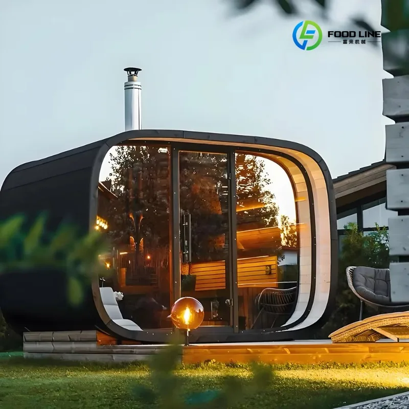 Smart Garden Rooms - FL Smart Sauna Humide en Bois