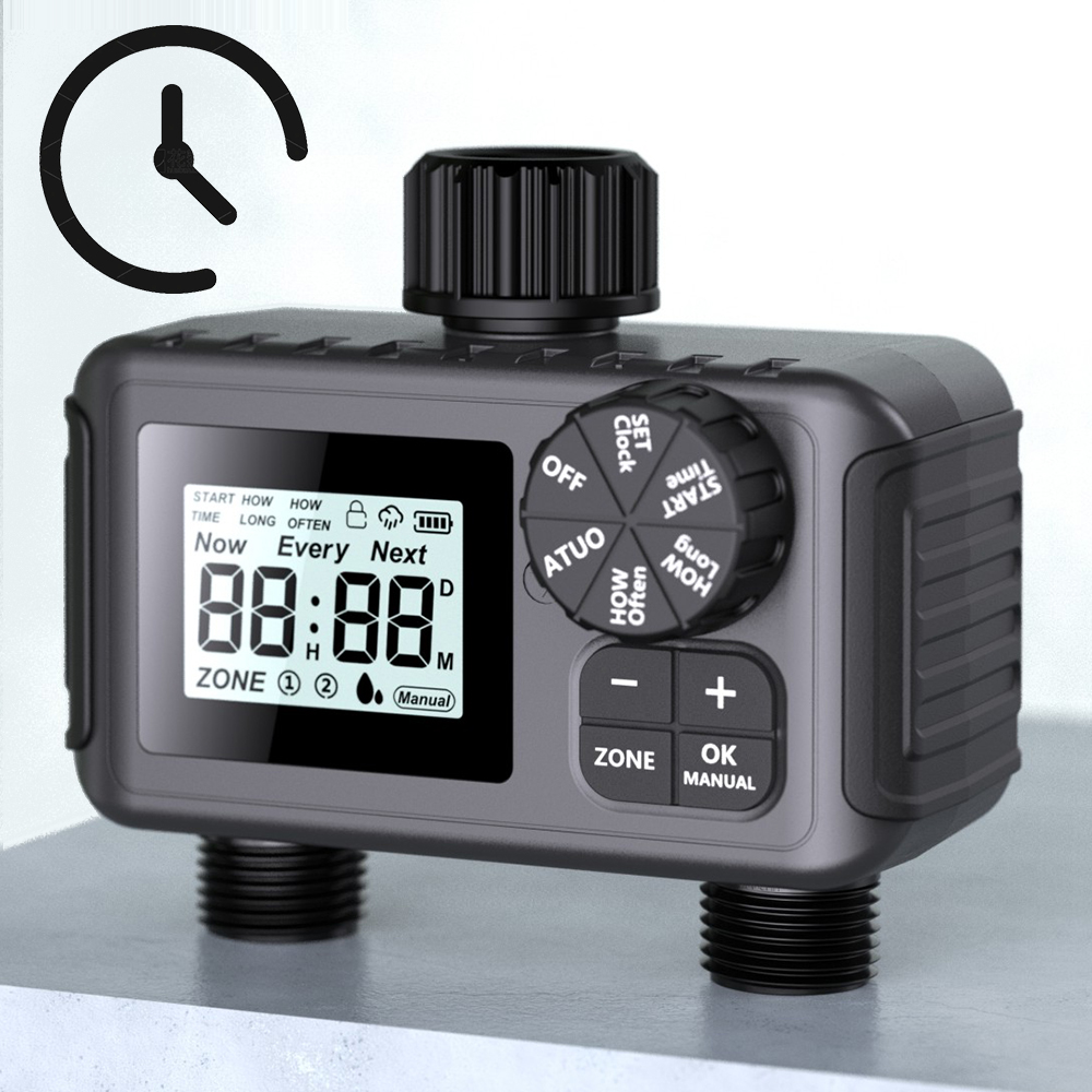 Smart Garden Greenhouse - Minuterie intelligente numérique LCD pour jardin,