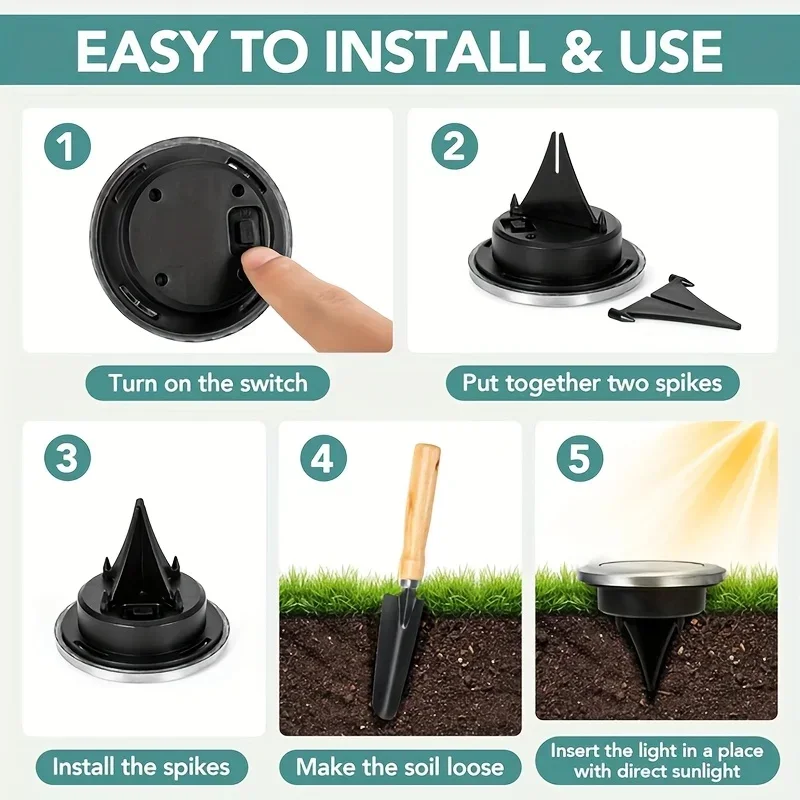 Lot de 8 mini-lampes solaires  - Smart Garden Solar Lights avis et prix
