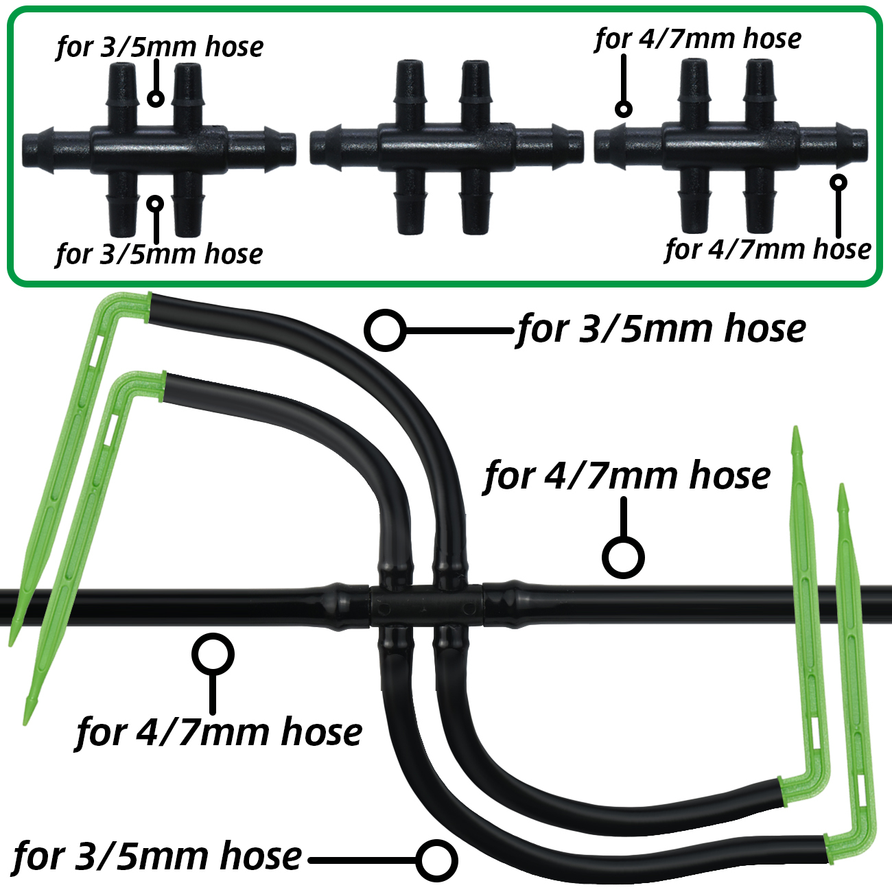 KESLA jardin 4/7mm à 3/5mm tuy - Smart Garden Technology avis et prix