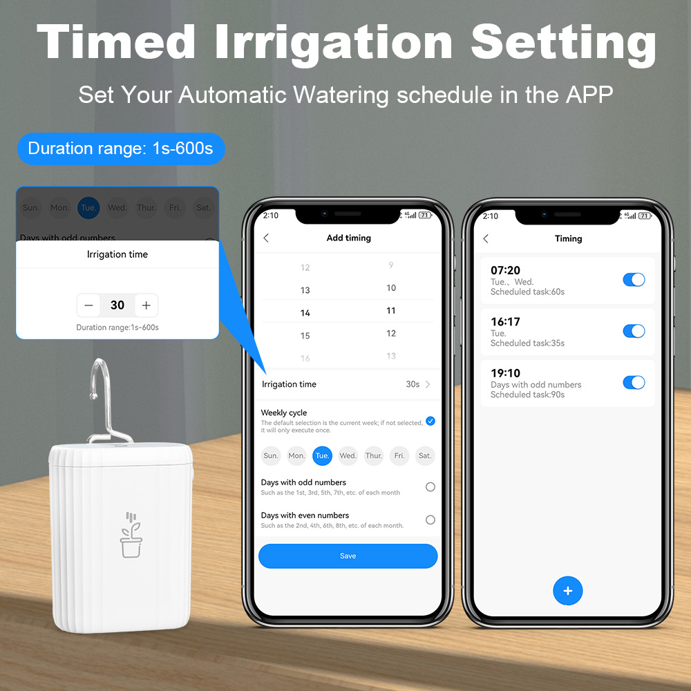 MANHOT Pompe d'arrosage intell - Smart Garden Home Assistant avis et prix