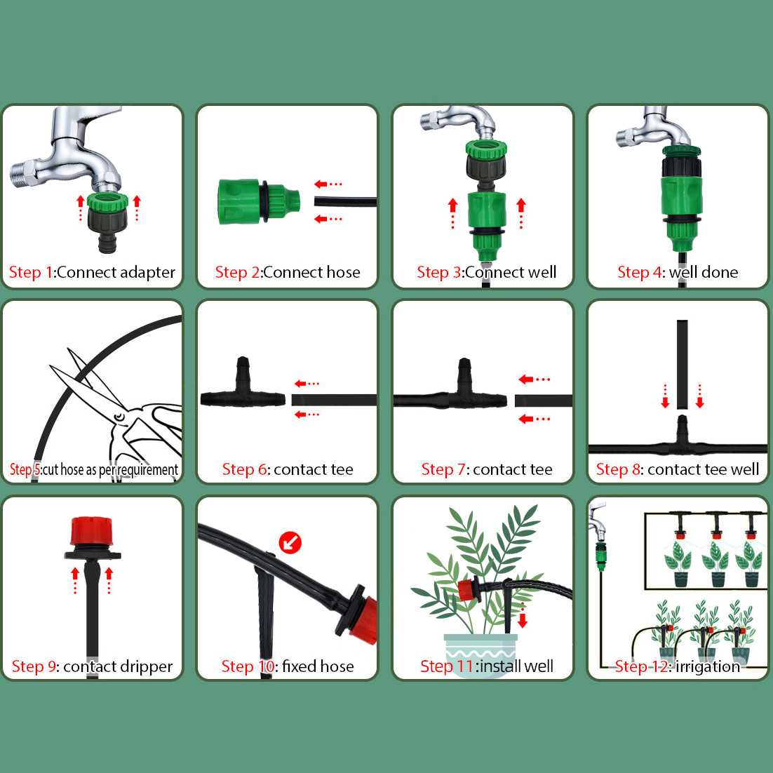 Système d'irrigation goutte à  - Smart Garden Technology avis et prix