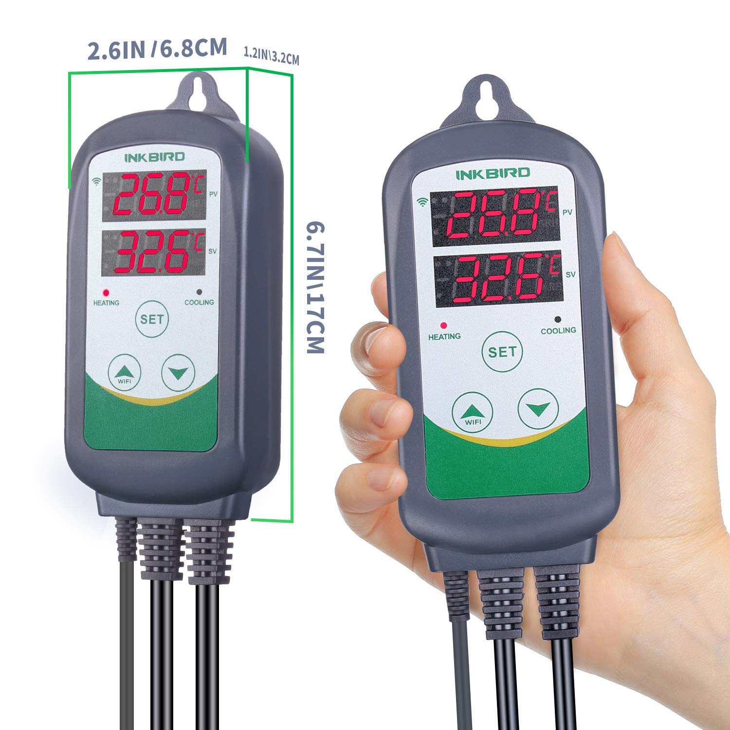 INKBIRD ITC-308-WiFi régulateu - Smart Garden Greenhouse avis et prix