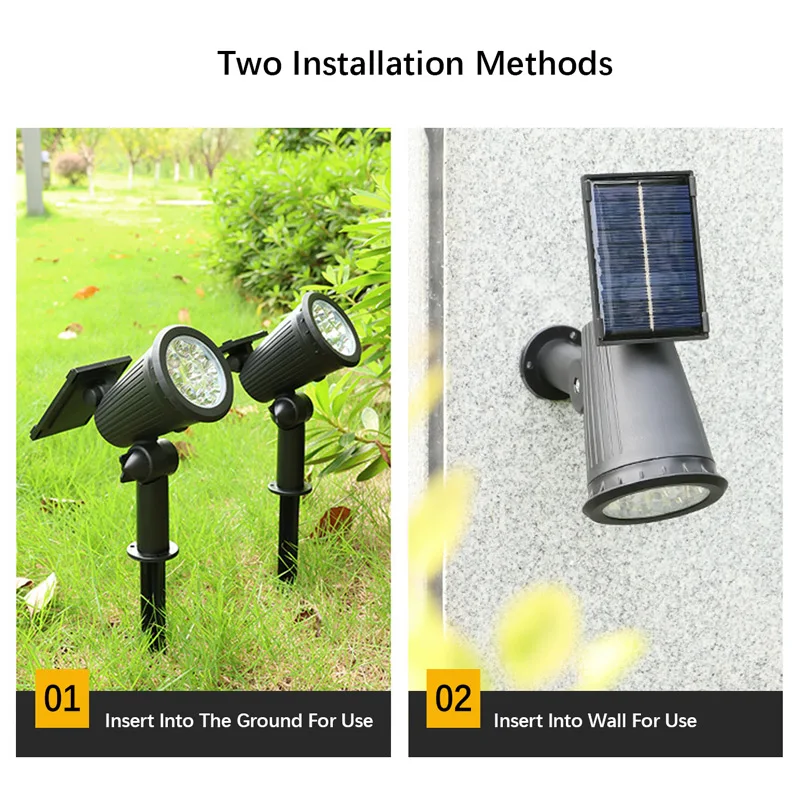1/2PCS Lampes solaires de jard - Smart Garden Solar Lights avis et prix